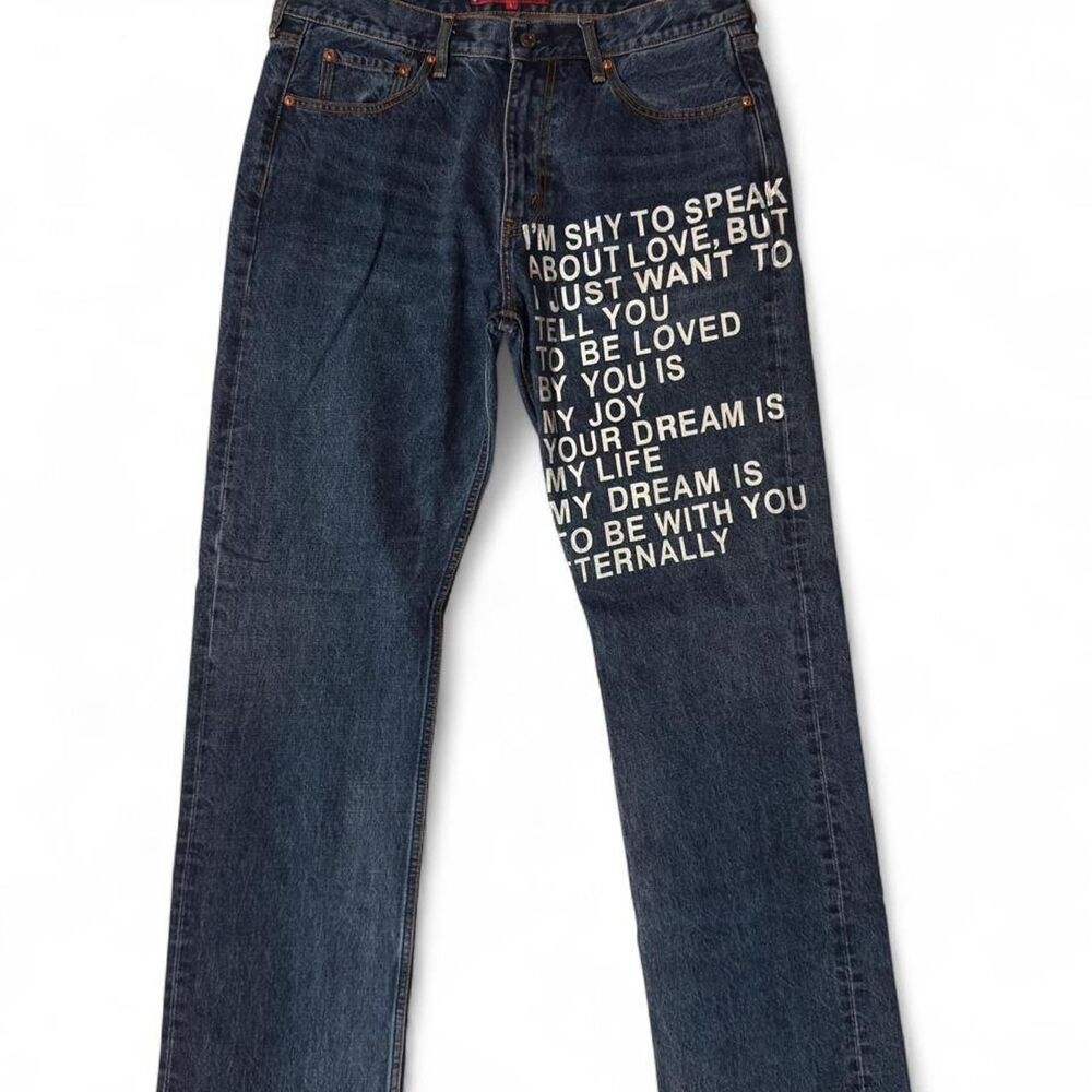 (2001) Junya Watanabe MAN x Levi's Poem Denim Jeans - W34/L34 (Fits 33/34)